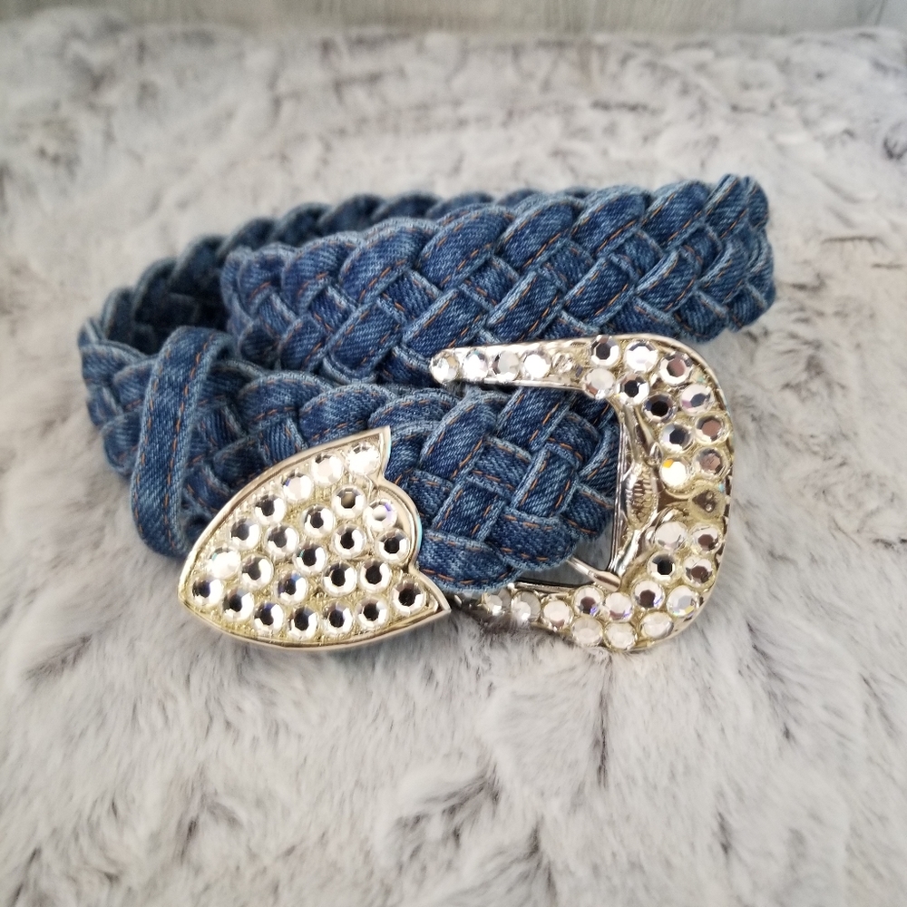 Simply Barbara Senim And Rhinestone Belt